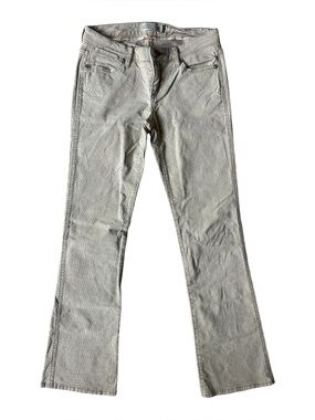 Y2K OLD NAVY CORDUROY LOW RISE BOOT CUT TAN PANTS WOMENS 4